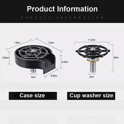High Pressure Glass Rinser Kitchen Cleaning Tools Faucet Cup Washer Kitchen Sink Glass Beer Coffee Cup Cleaner Bar Accessories