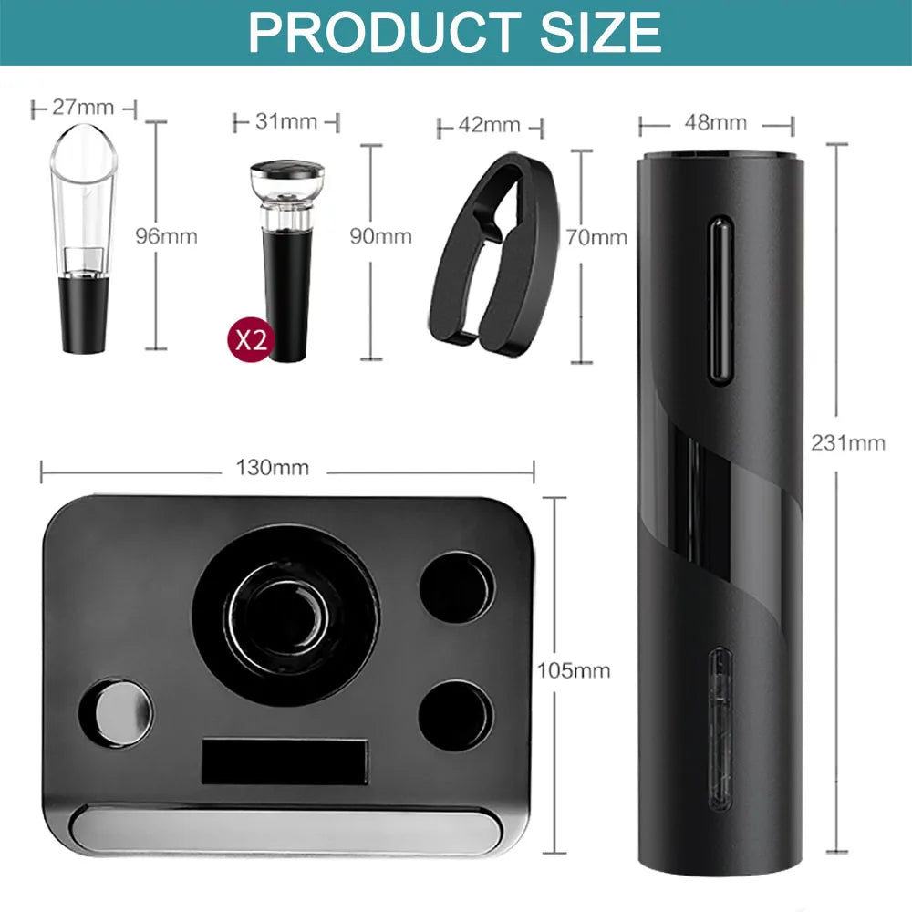 Sacacorchos automático recargable