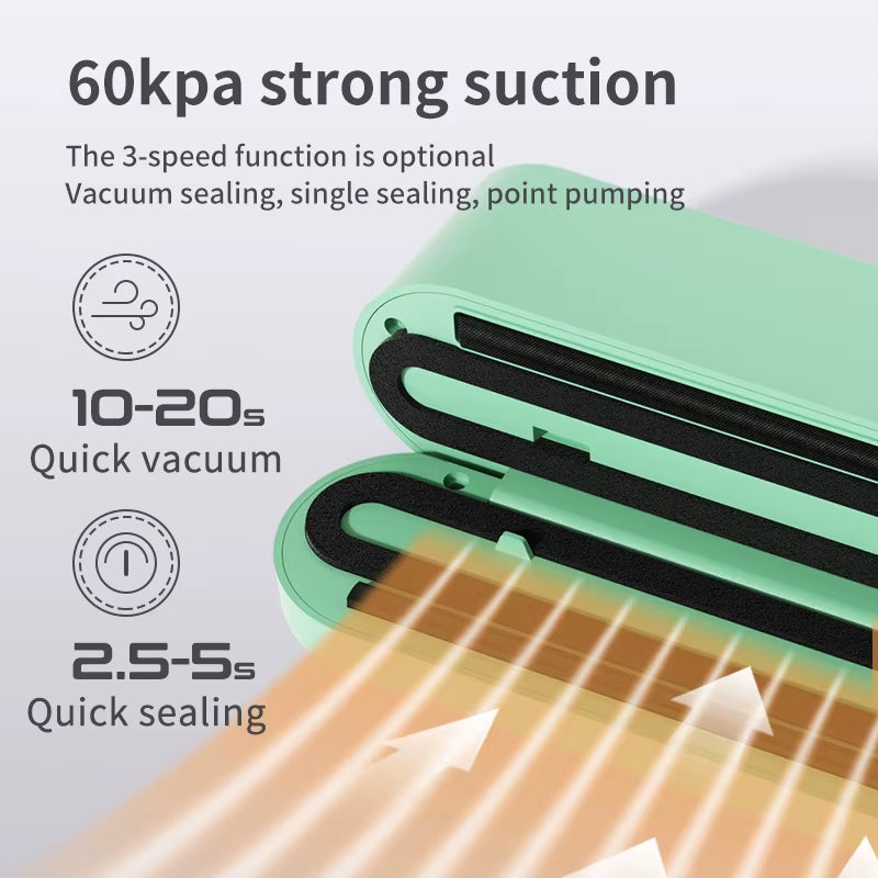 Mini Selladora de Alimentos Automática